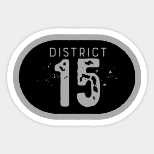 District 15 Sticker